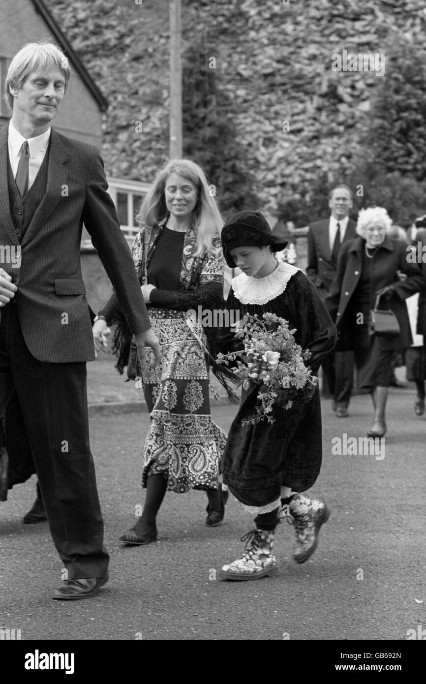 Lin megan russell memorial service Black and White Stock Photos