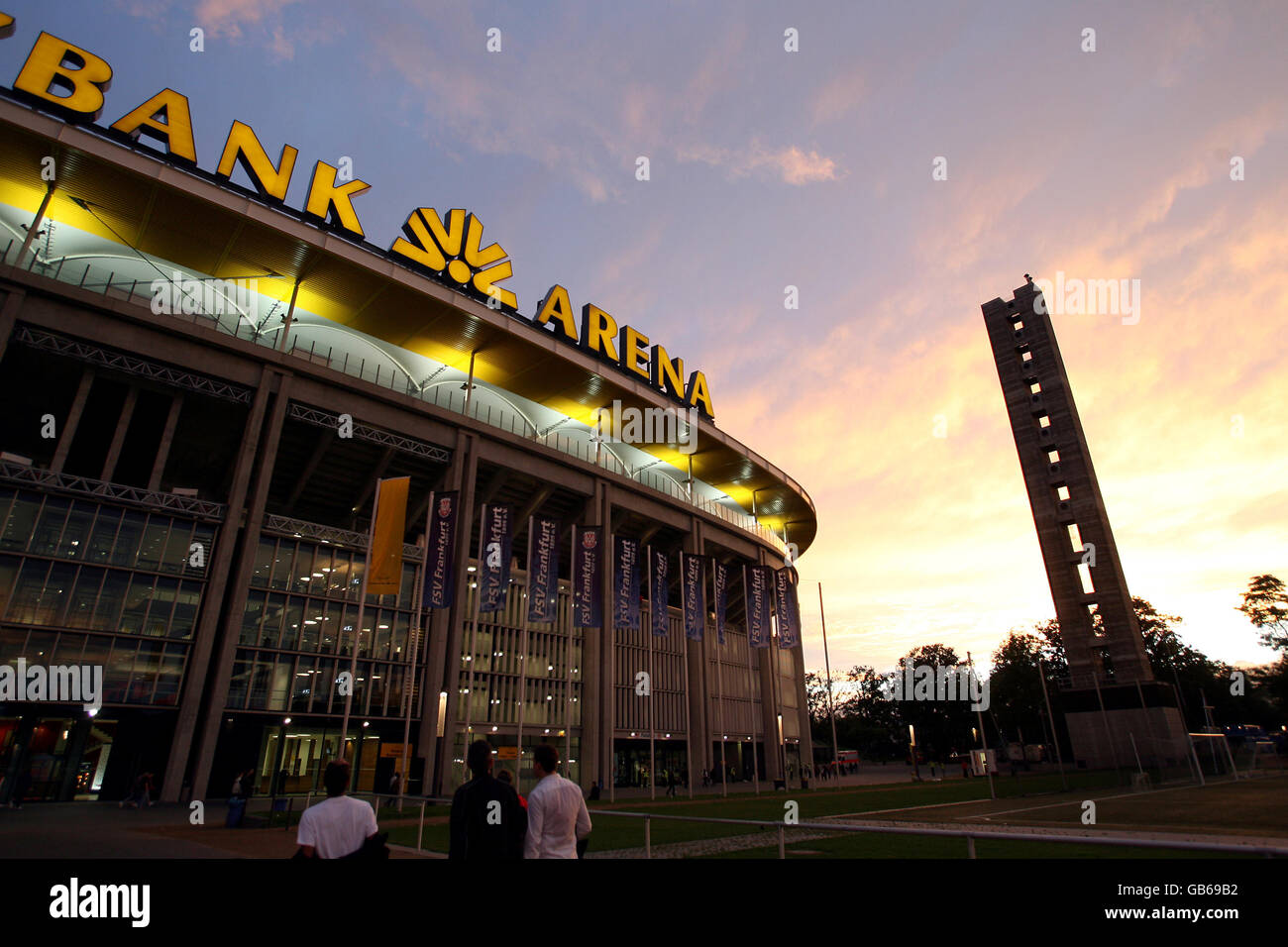 Soccer Stadium - Commerzbank Arena - Frankfurt Stock Photo