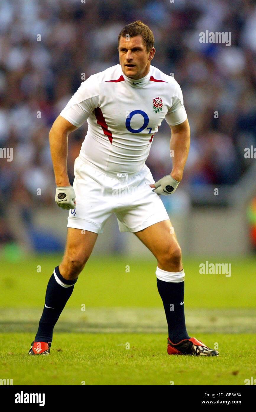 Rugby Union International Friendly England v France. Paul Grayson