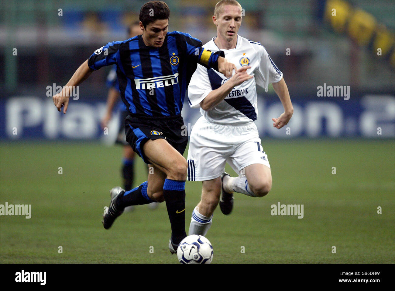 Soccer Uefa Champions League Group B Inter Milan V Dynamo Kiev Stock Photo Alamy