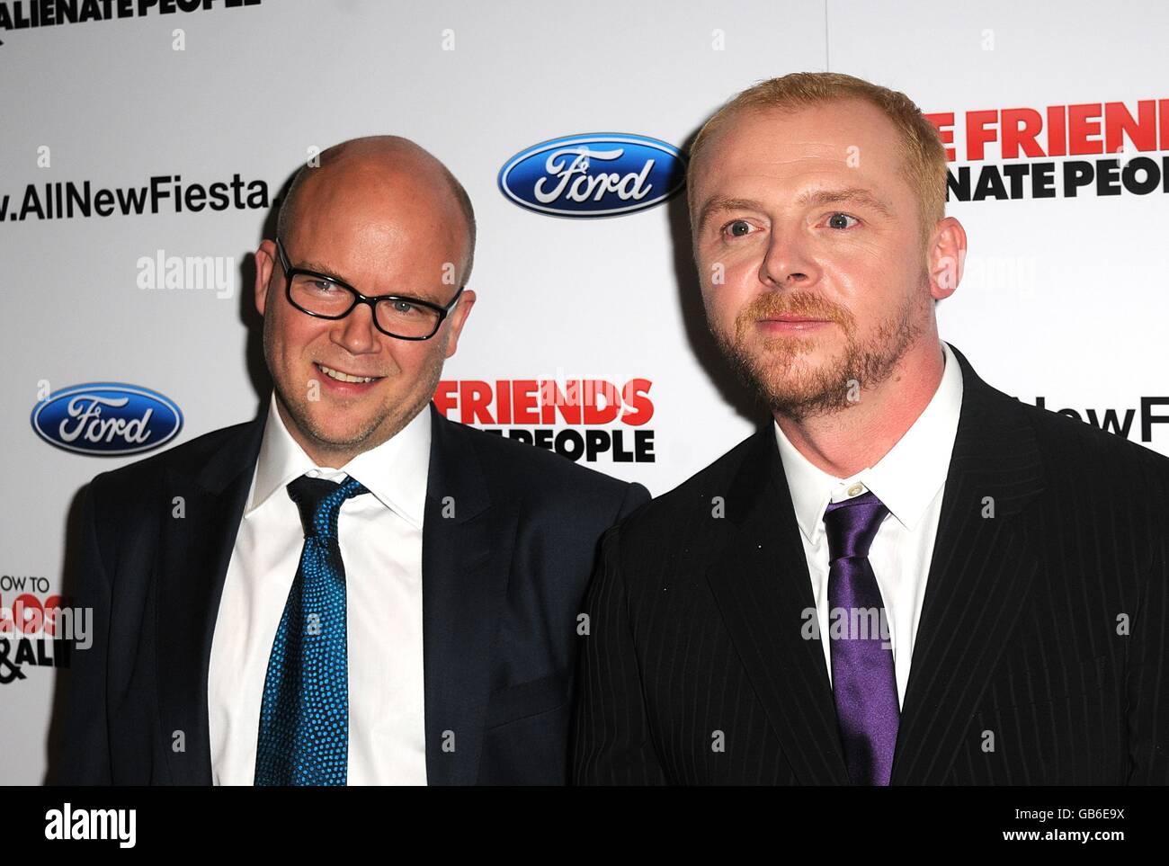 How To Lose Friends and Alienate People Premiere - London Stock Photo ...