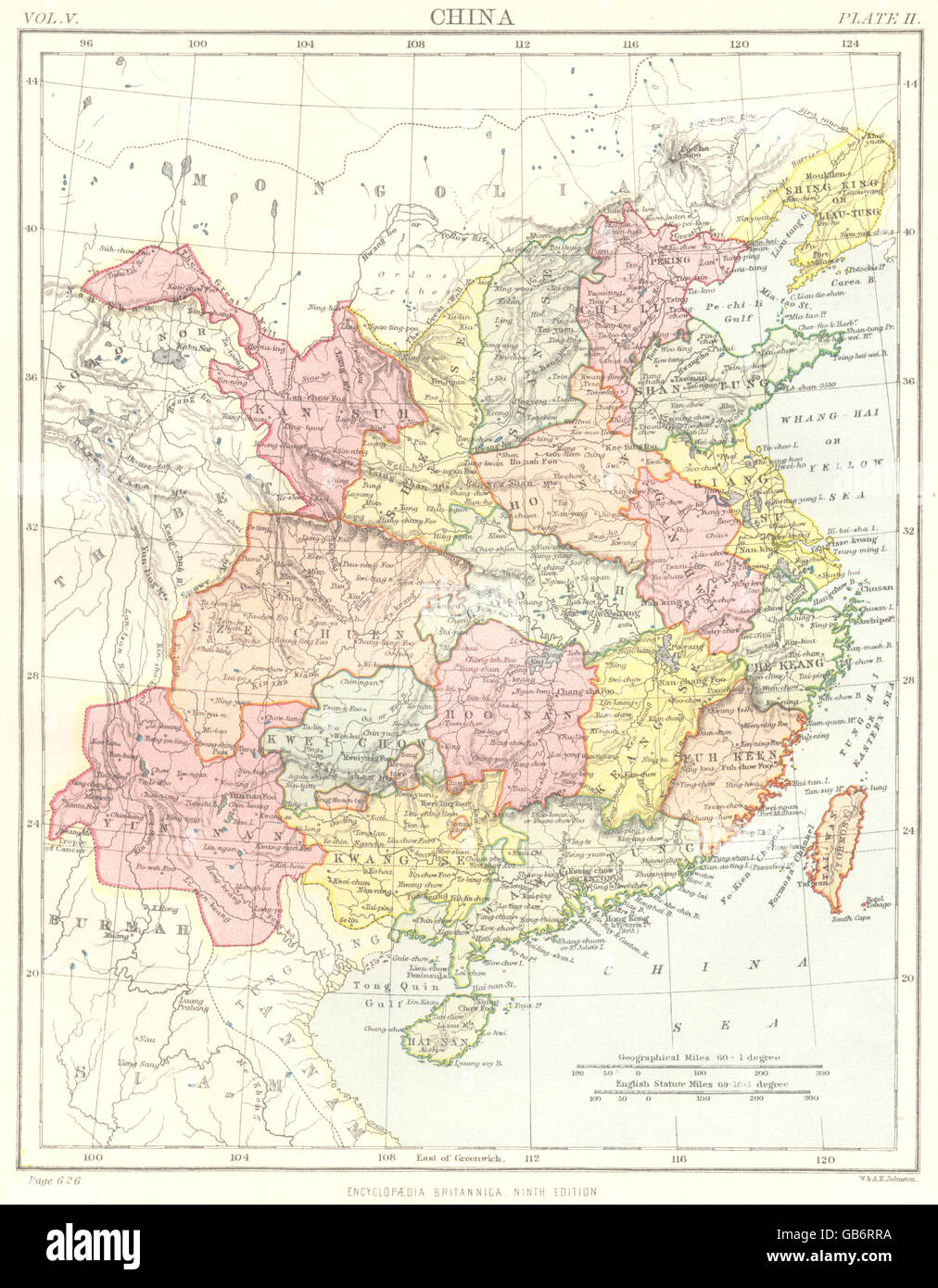 Map Of China Provinces High Resolution Stock Photography And Images Alamy