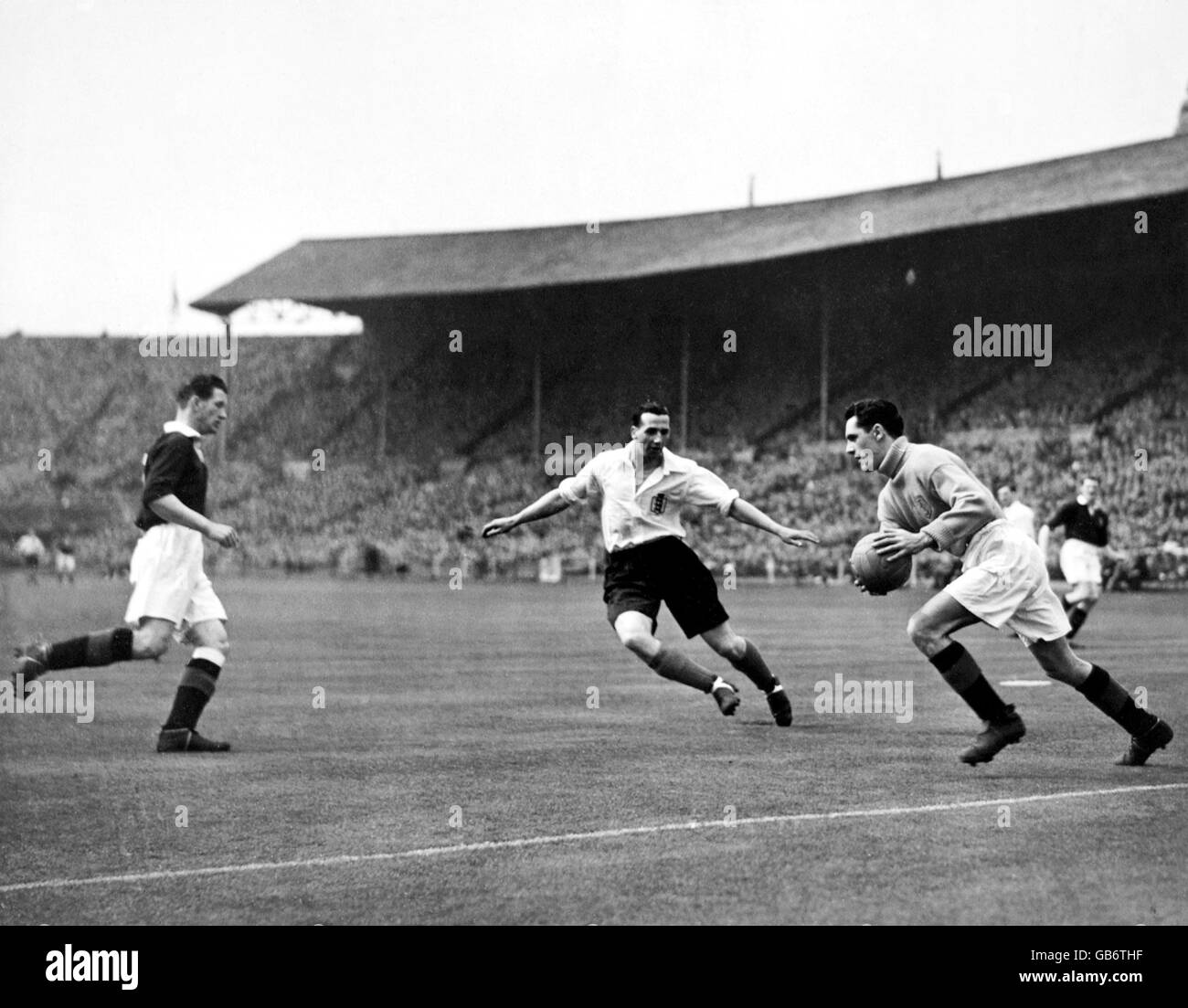 Soccer Home International Championship England v Scotland Stock