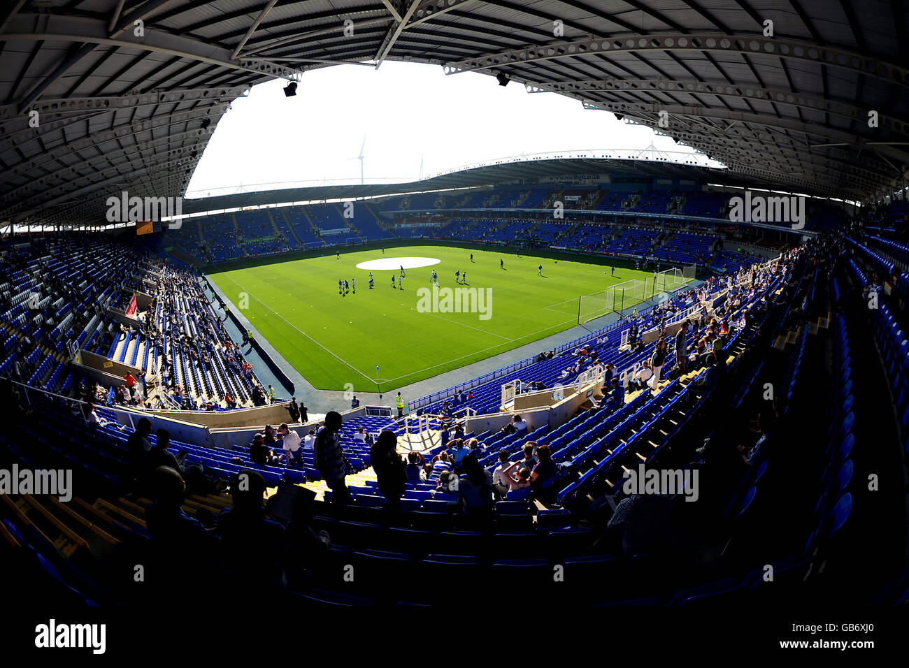 Soccer - Coca-Cola Football League Championship - Reading v Swansea City - Madejski Stadium. A general view inside the Madejski Stadium Stock Photo