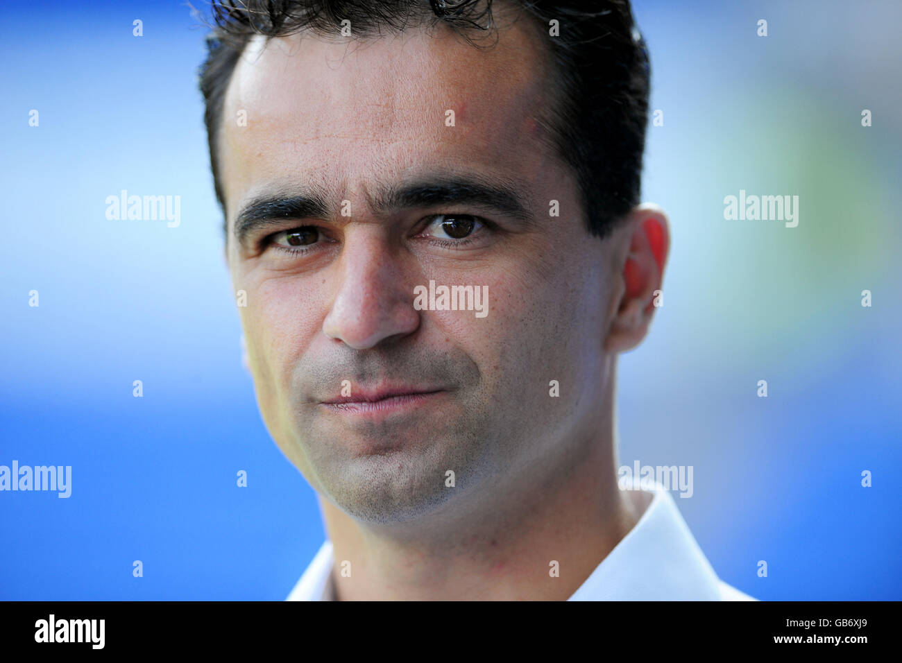 Soccer - Coca-Cola Football League Championship - Reading v Swansea City - Madejski Stadium. Roberto Martinez, Swansea City Manager Stock Photo