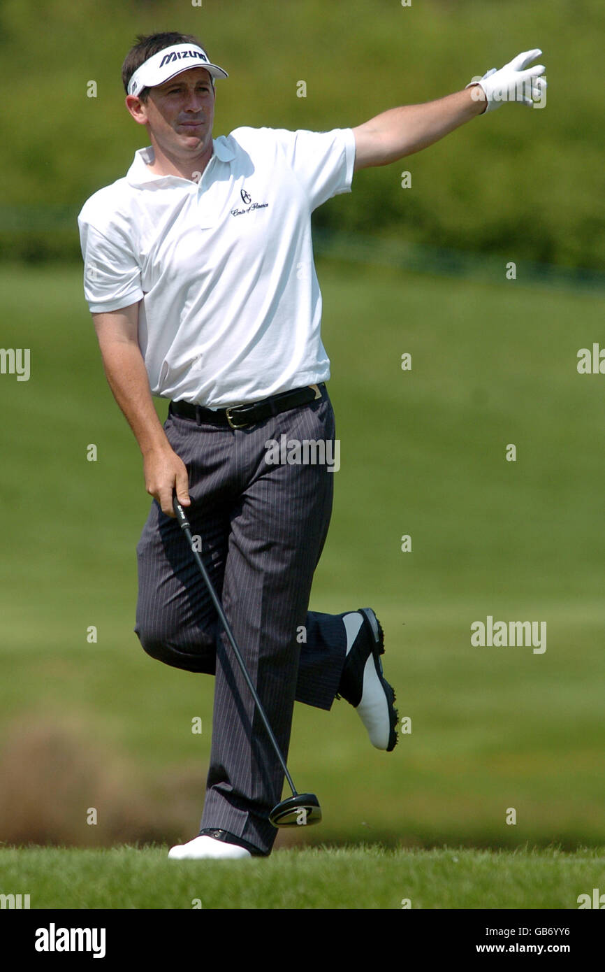 Golf The Quinn Direct British Masters Golf The Belfry. Gary Clark in action on Day 1 of