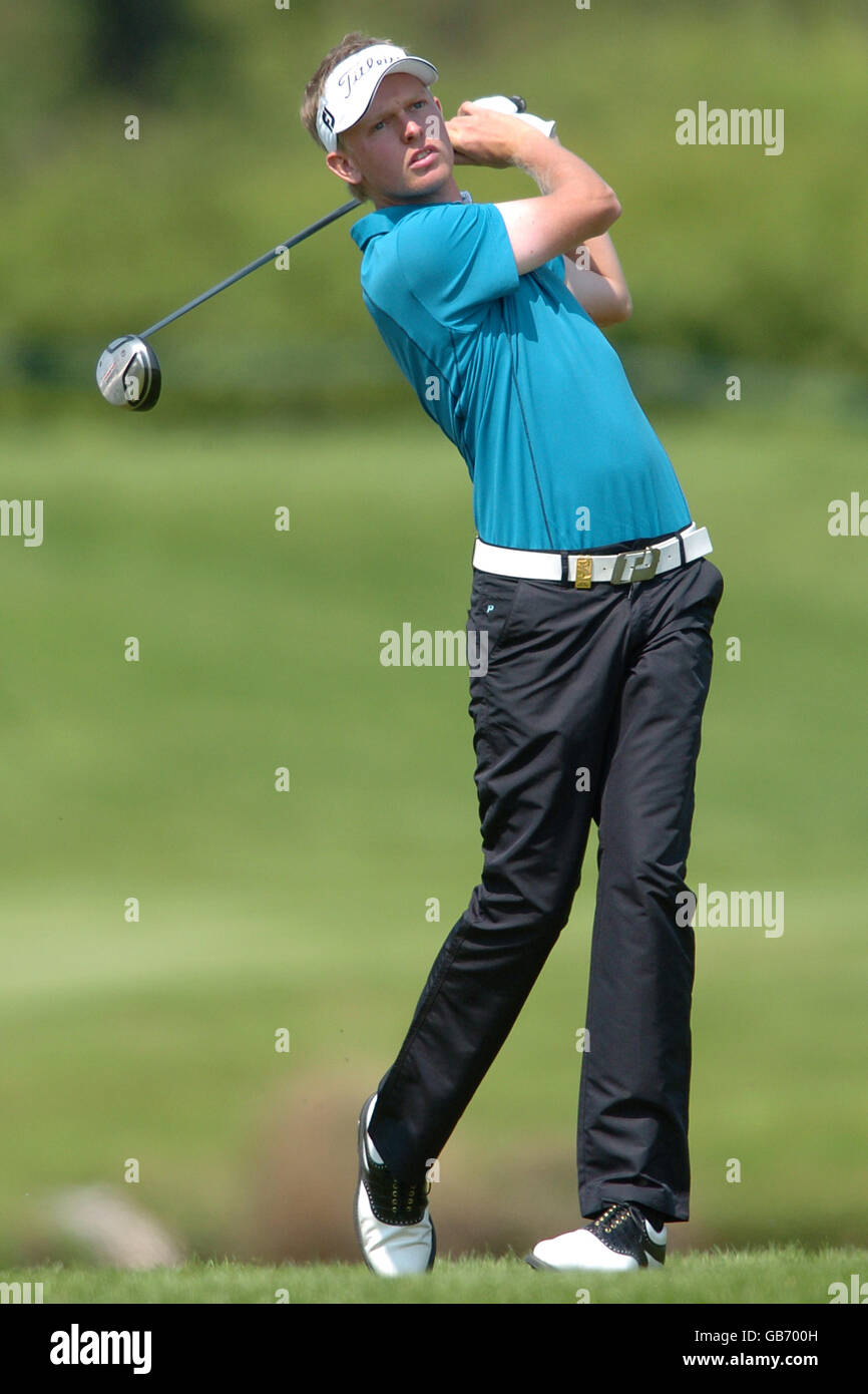Golf The Quinn Direct British Masters Golf The Belfry. David Griffiths in action on Day 1