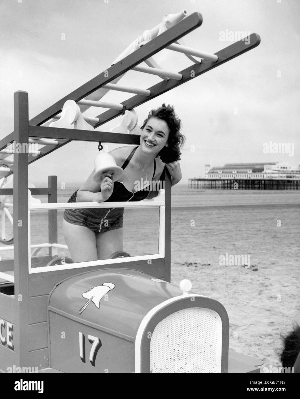 British Holidays - The Seaside - Weston-Super-Mare - 1958 Stock Photo