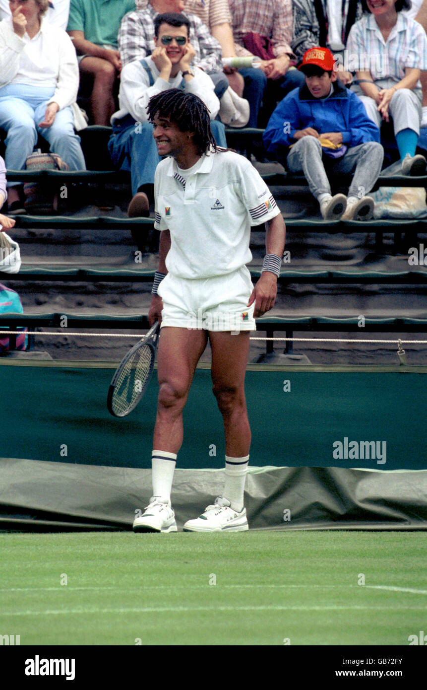 Tennis - Wimbledon Championships - Men's Singles - Yannick Noah v Wayne Ferreira Stock Photo