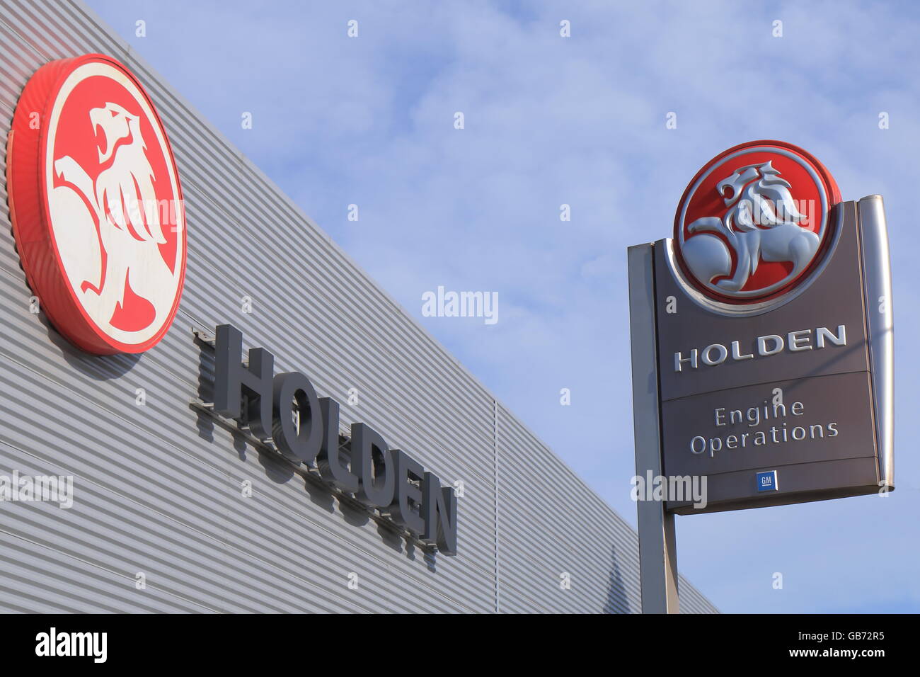 Holden Car manufacture plant, Australian automaker operates Stock Photo