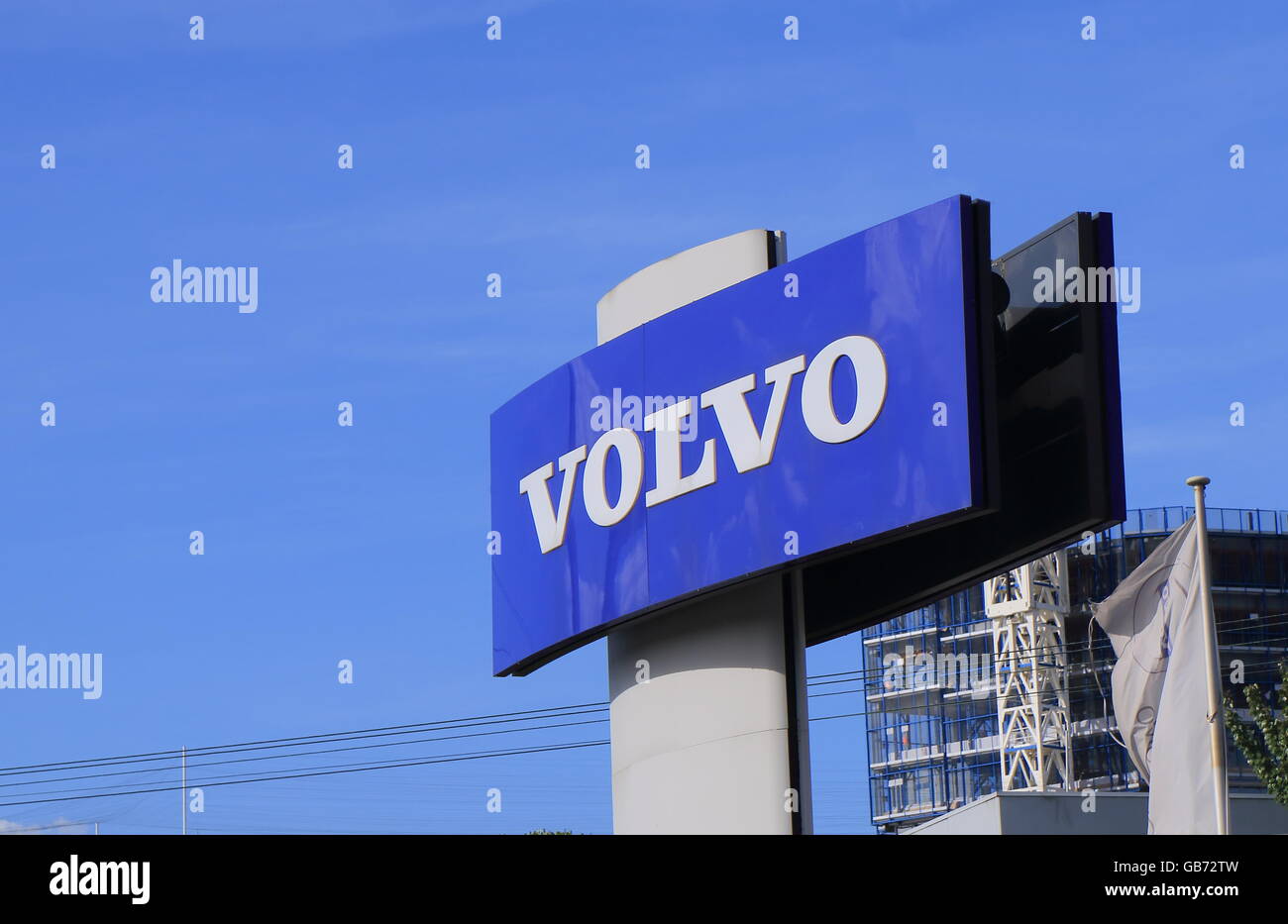 Volvo car manufacturer Stock Photo