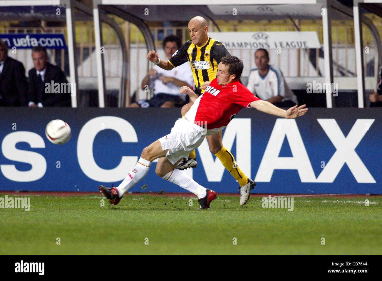 Soccer - UEFA Champions League - Group C - Monaco v AEK Athens Stock Photo  - Alamy