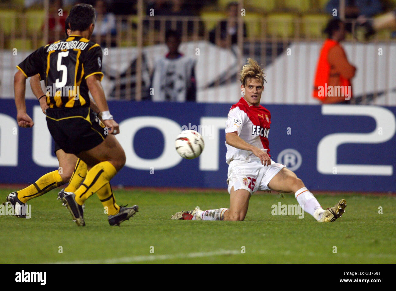 POSTER football vintage 54 cm x 41 cm - AS MONACO - JEROME