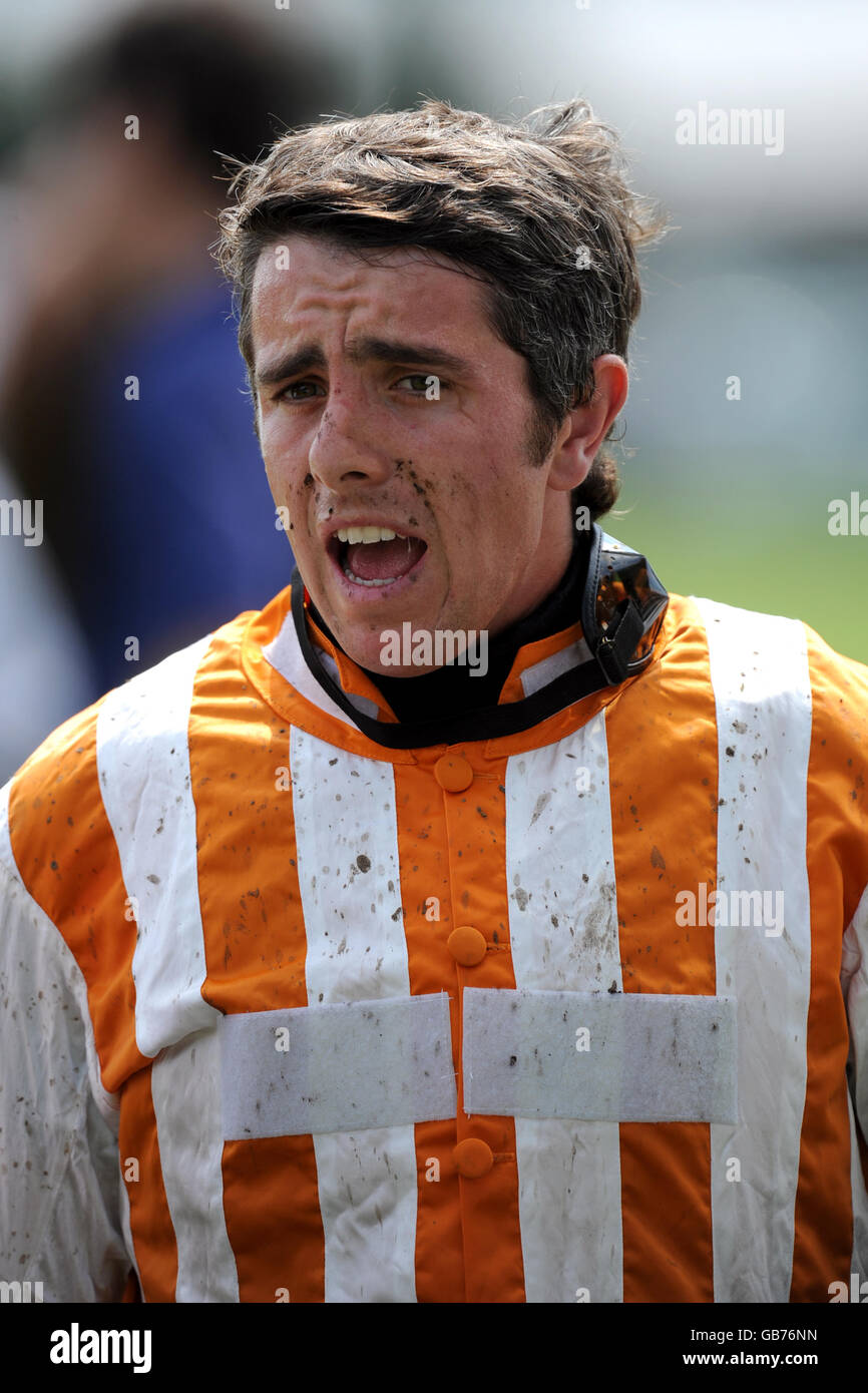 Horse Racing - English Summer Garden Party - Uttoxeter Racecourse Stock Photo