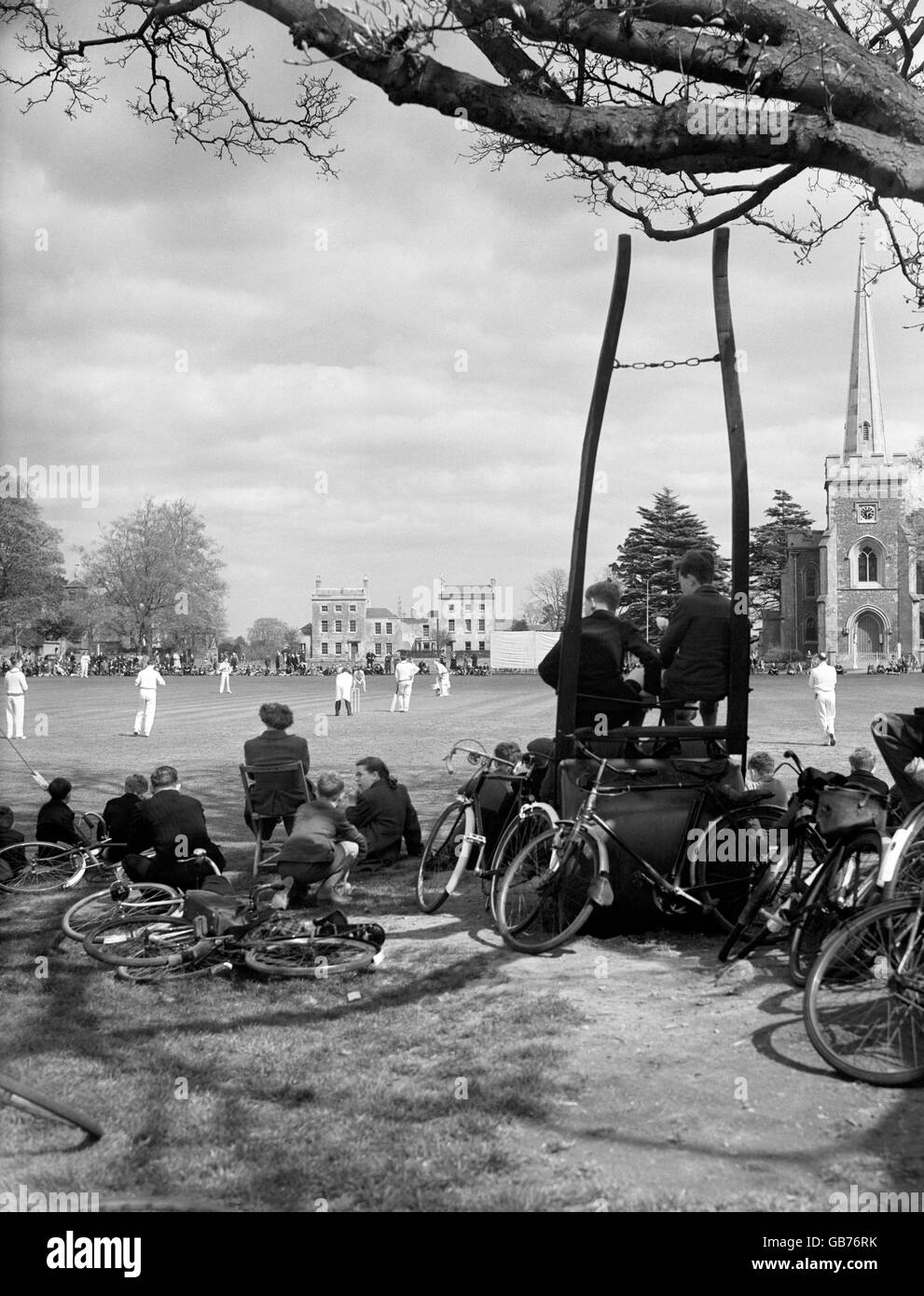 Customs and traditions village cricket match frenchay hires stock