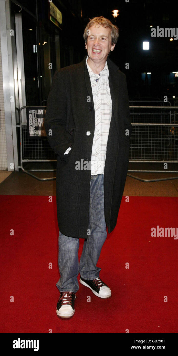 Frank Skinner arriving at the gala screening of Gonzo: The Life And Work of Hunter S Thompson, during The Times BFI London Film Festival 2008, at the Odeon West End, Leicester Square, central London. Stock Photo