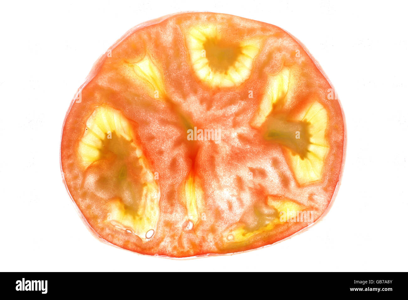 Close up fresh tomato sliced hi-res stock photography and images - Alamy
