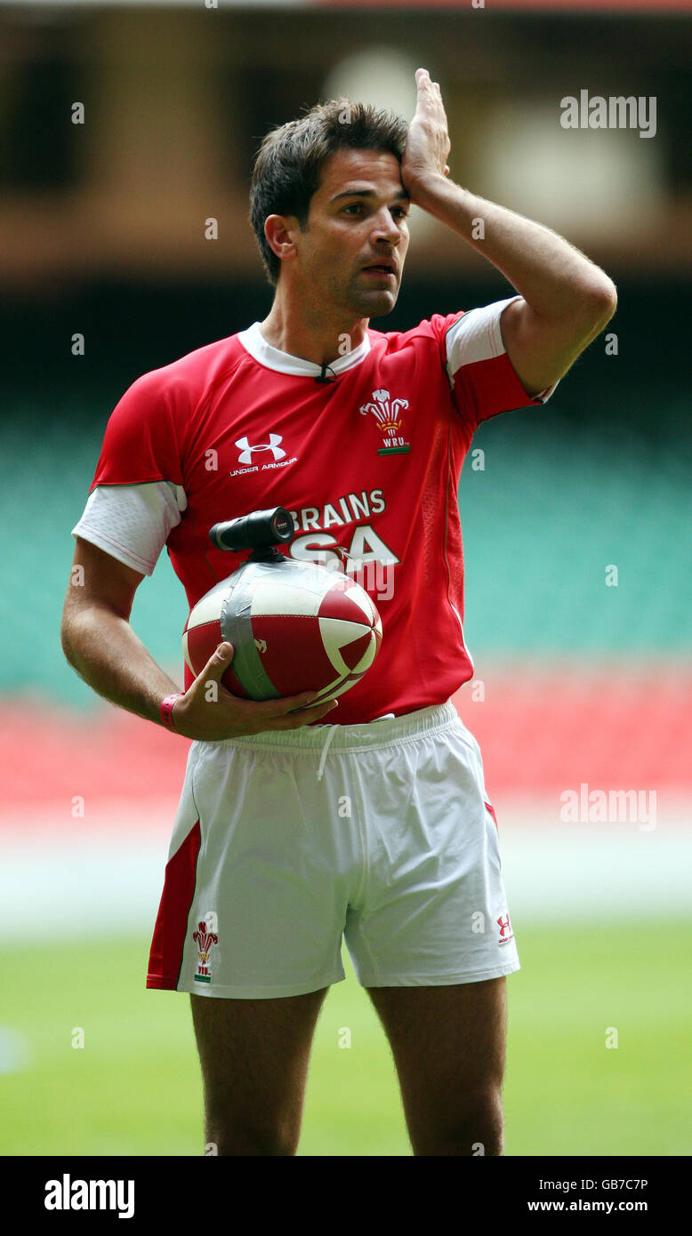 Rugby Union - Under Armour And Welsh Rugby Union Reveal New Kit -  Millennium Stadium Stock Photo - Alamy