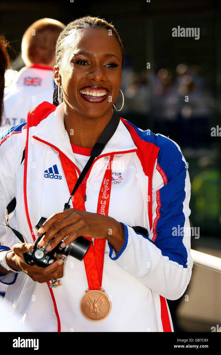 Olympics Team GB Beijing Parade London. Tasha Danvers