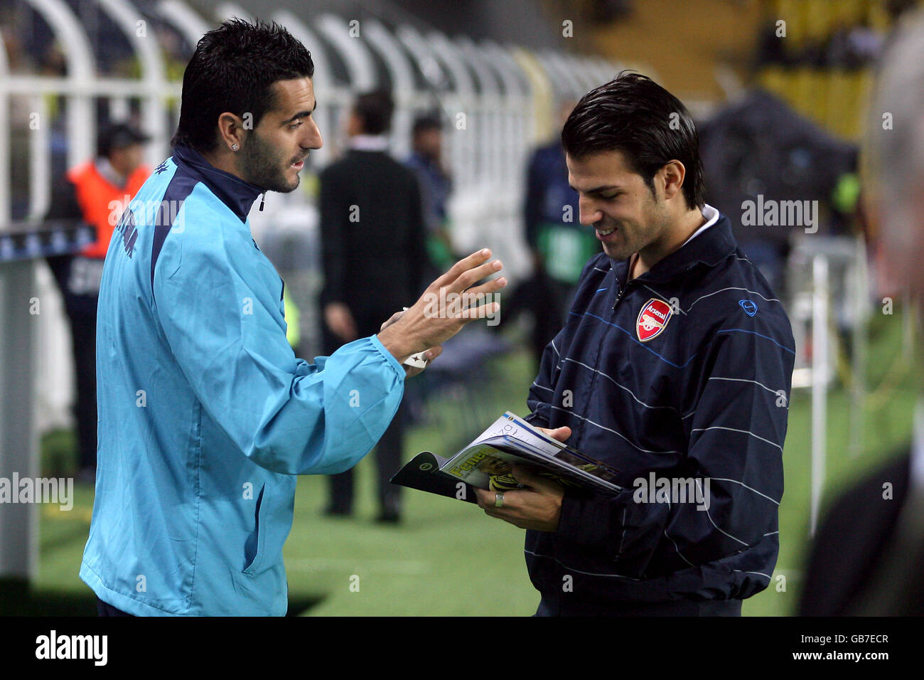 Soccer - UEFA Champions League - Group G - Fenerbahce v Arsenal - Sukru Saracoglu Stock Photo