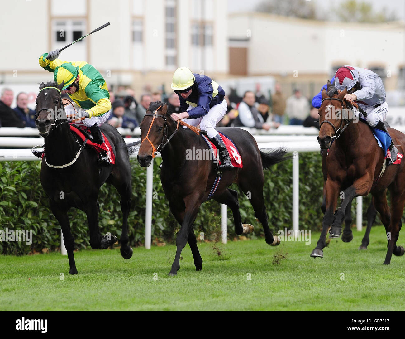 Horse Racing Racing Post Trophy Doncaster Racecourse. Jamie Spencer