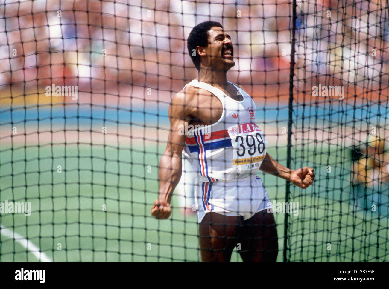 Athletics - Los Angeles Olympic Games 1984 - Decathlon Stock Photo - Alamy