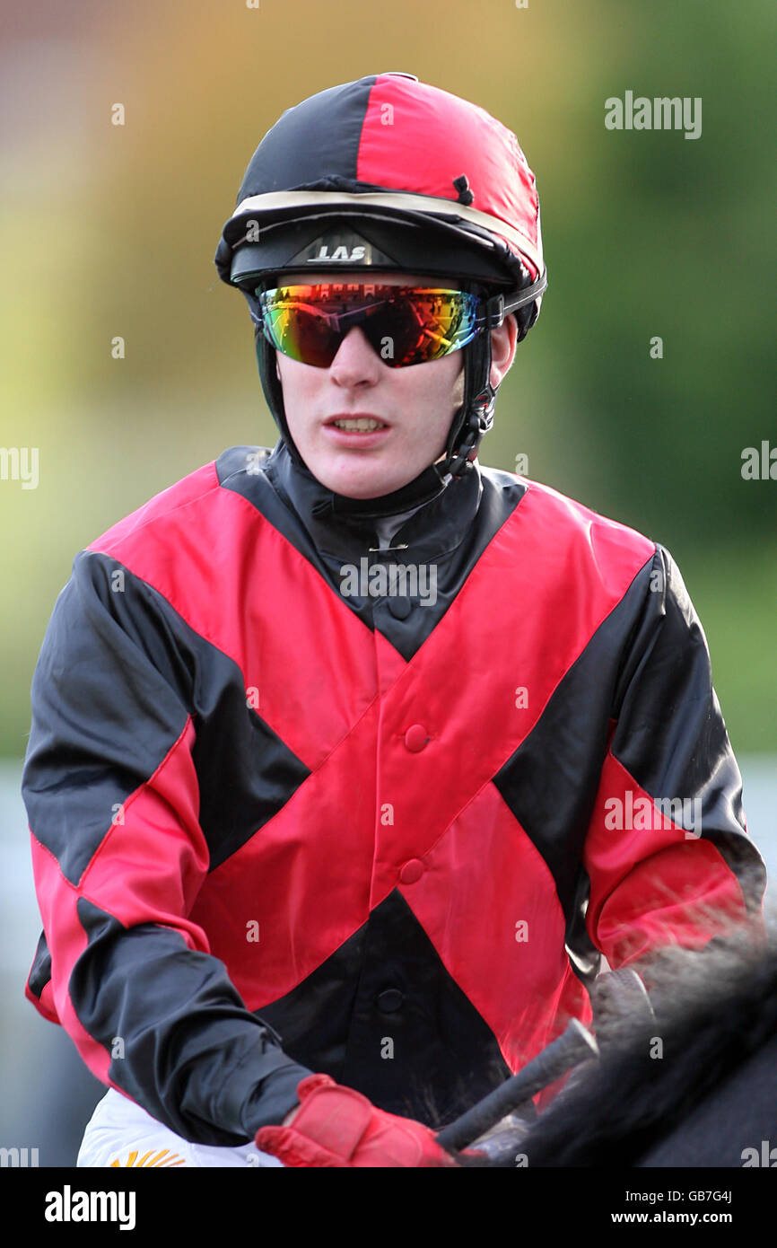 Horse Racing Wolverhampton Racecourse. Jockey Adrian Nicholls Stock Photo Alamy