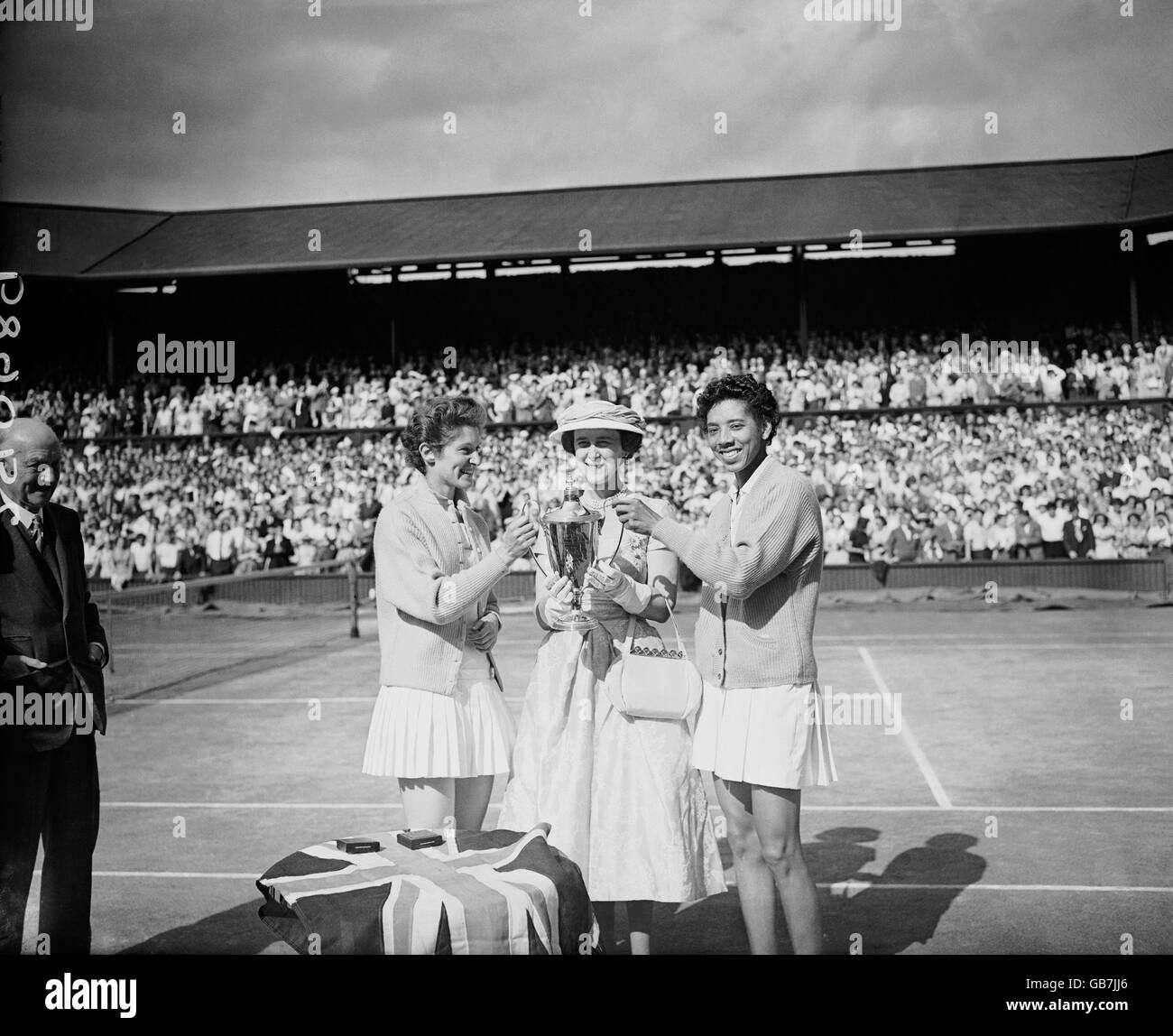 Tennis Wimbledon Championships Ladies' Doubles Final Stock Photo