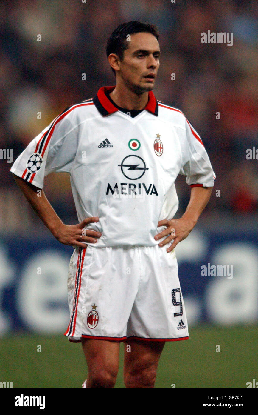 Filippo inzaghi ac milan champions hi-res stock photography and images ...