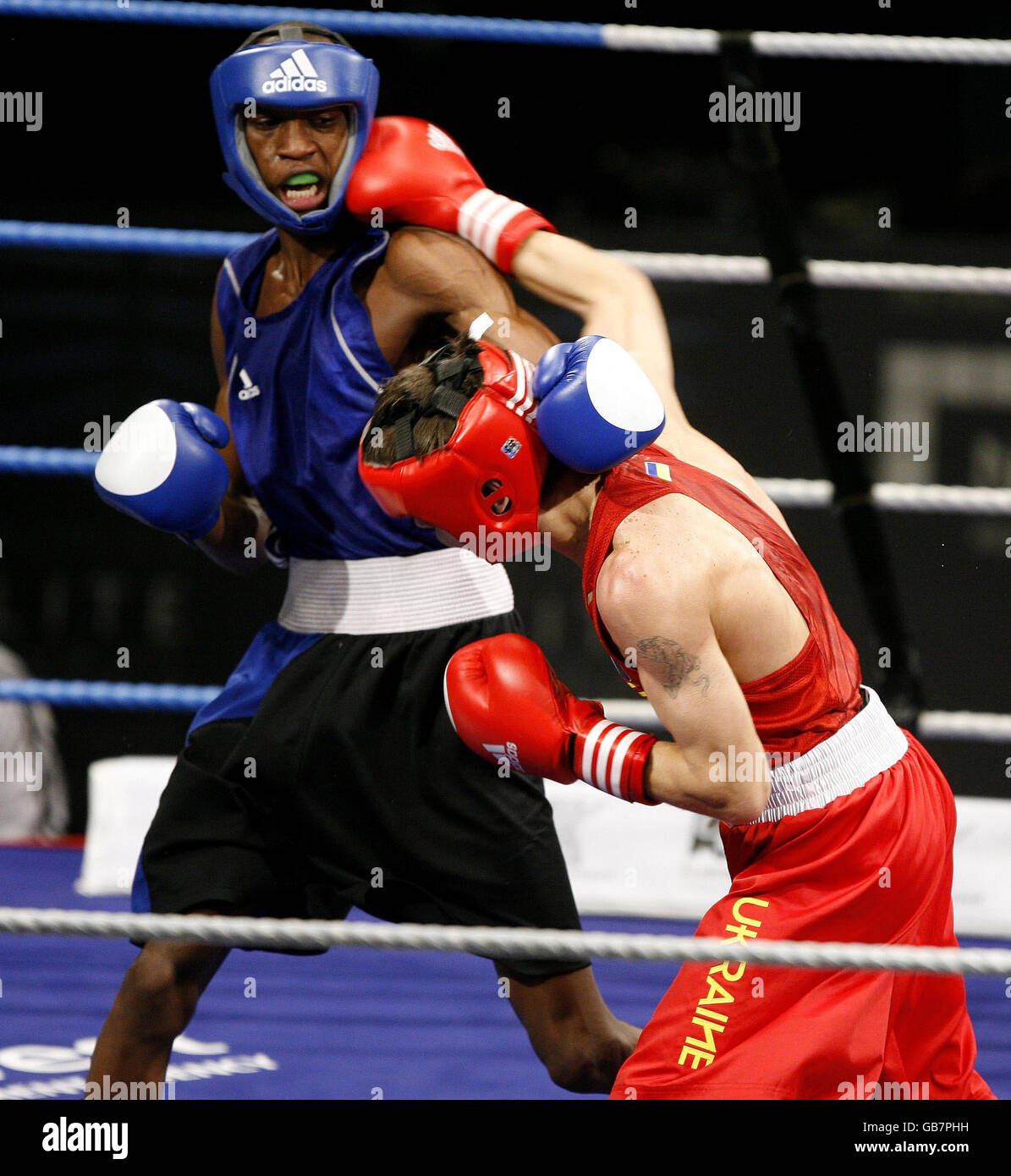 Boxing 2008 European Boxing Championships Finals ECHO Arena Stock