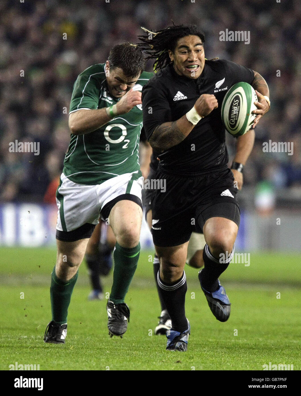 Rugby Union - Guinness Series 2008 - Ireland v New Zealand - Croke Park Stock Photo