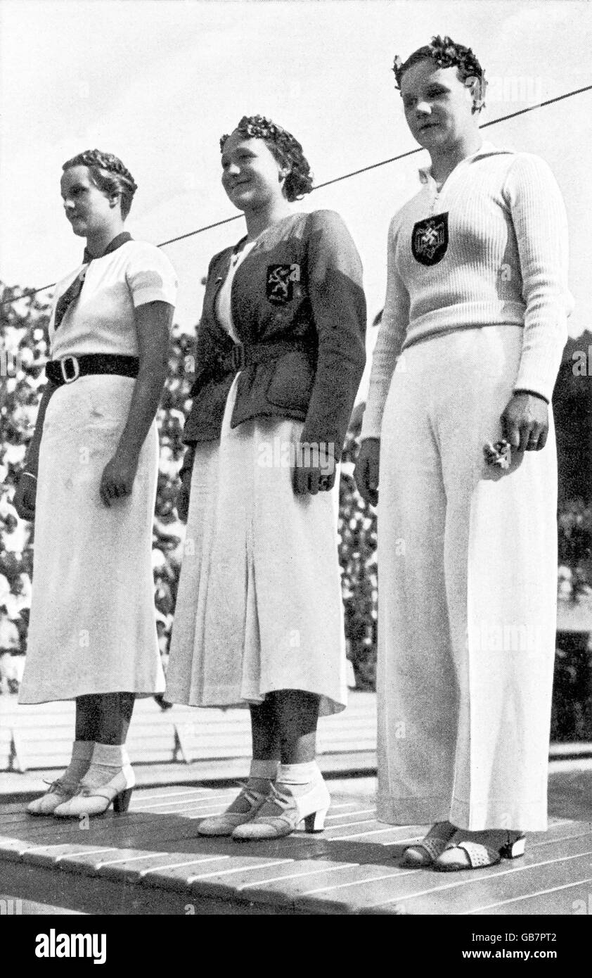 (lR) Campbell (Argentina) Silver Medal, Rie Mastenbroek