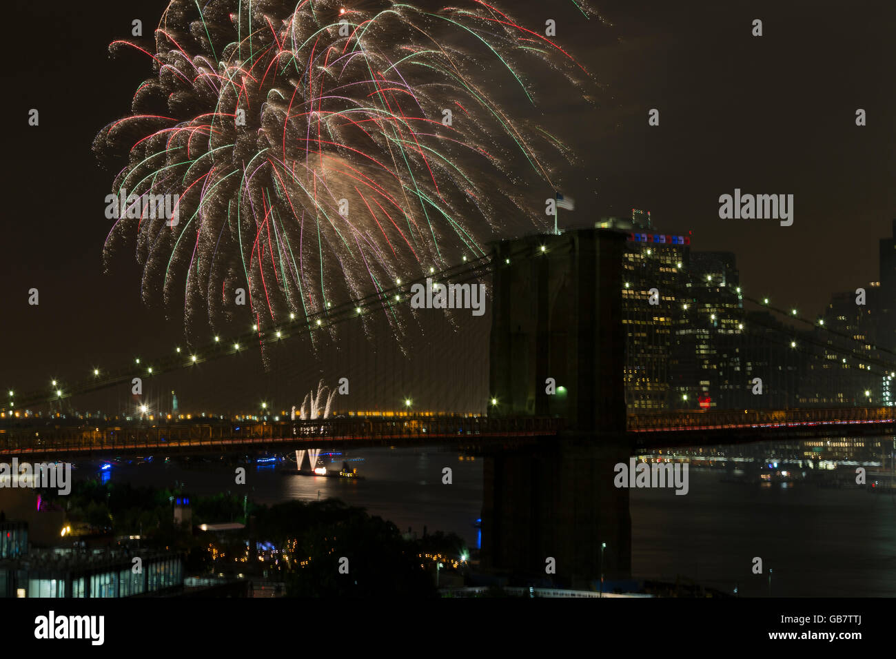 New York, NY USA - July 4, 2016: View of 40th annual Macys 4th of July ...