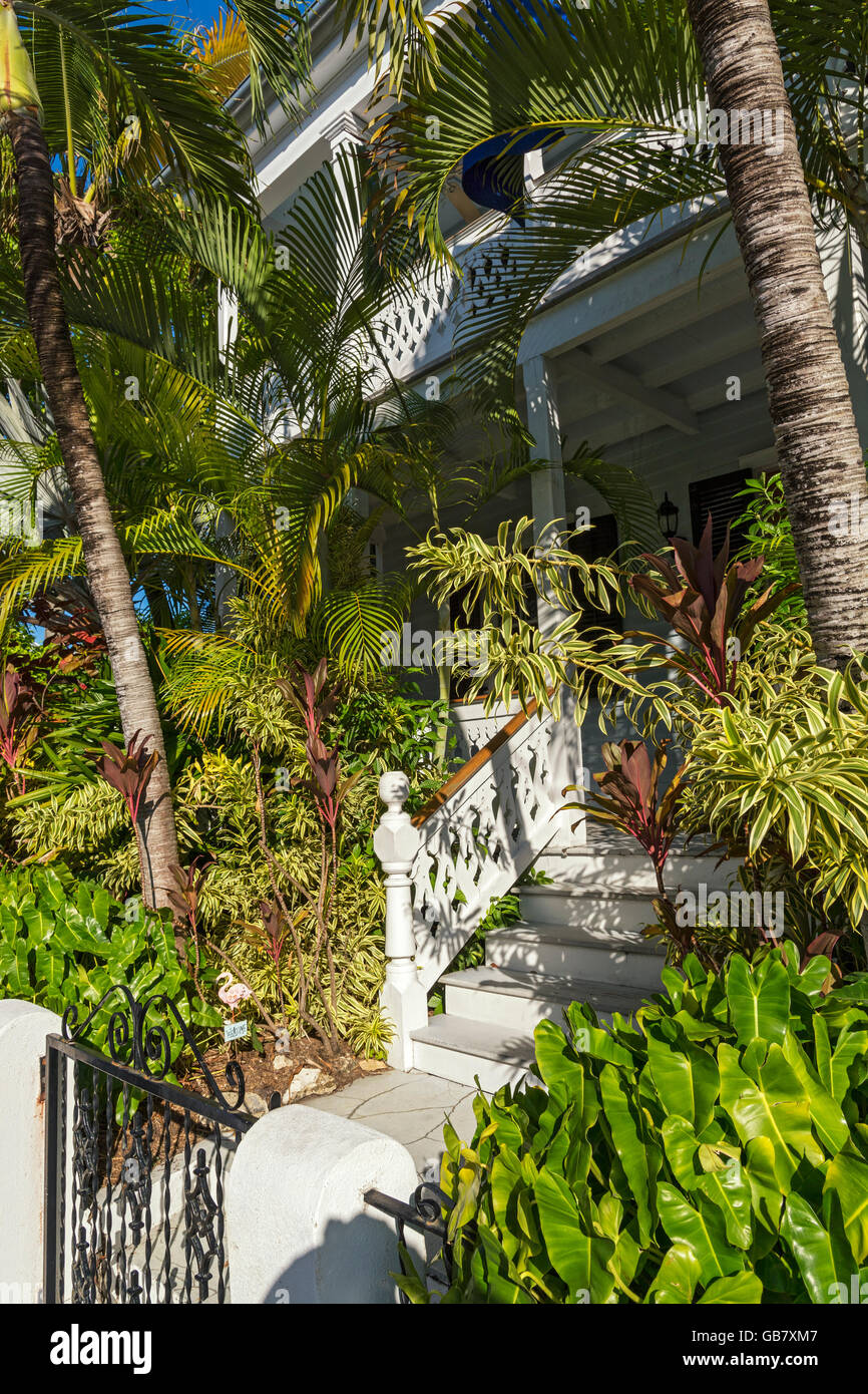 Florida, Keys, Old Key West, 719 Fleming Street, private residence