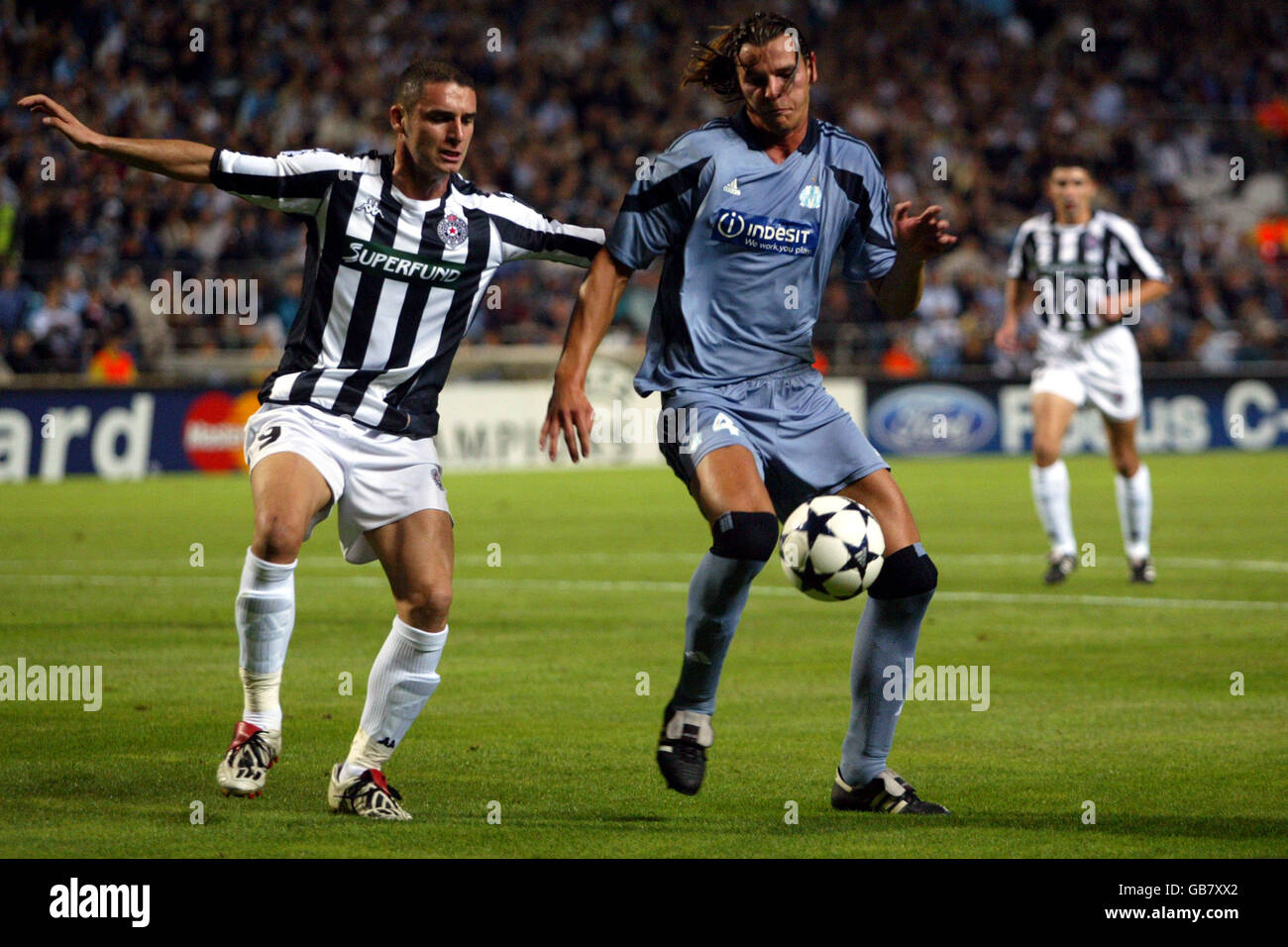Soccer - UEFA Champions League - Group F - Olympique Marseille v Partizan  Belgrade Stock Photo - Alamy