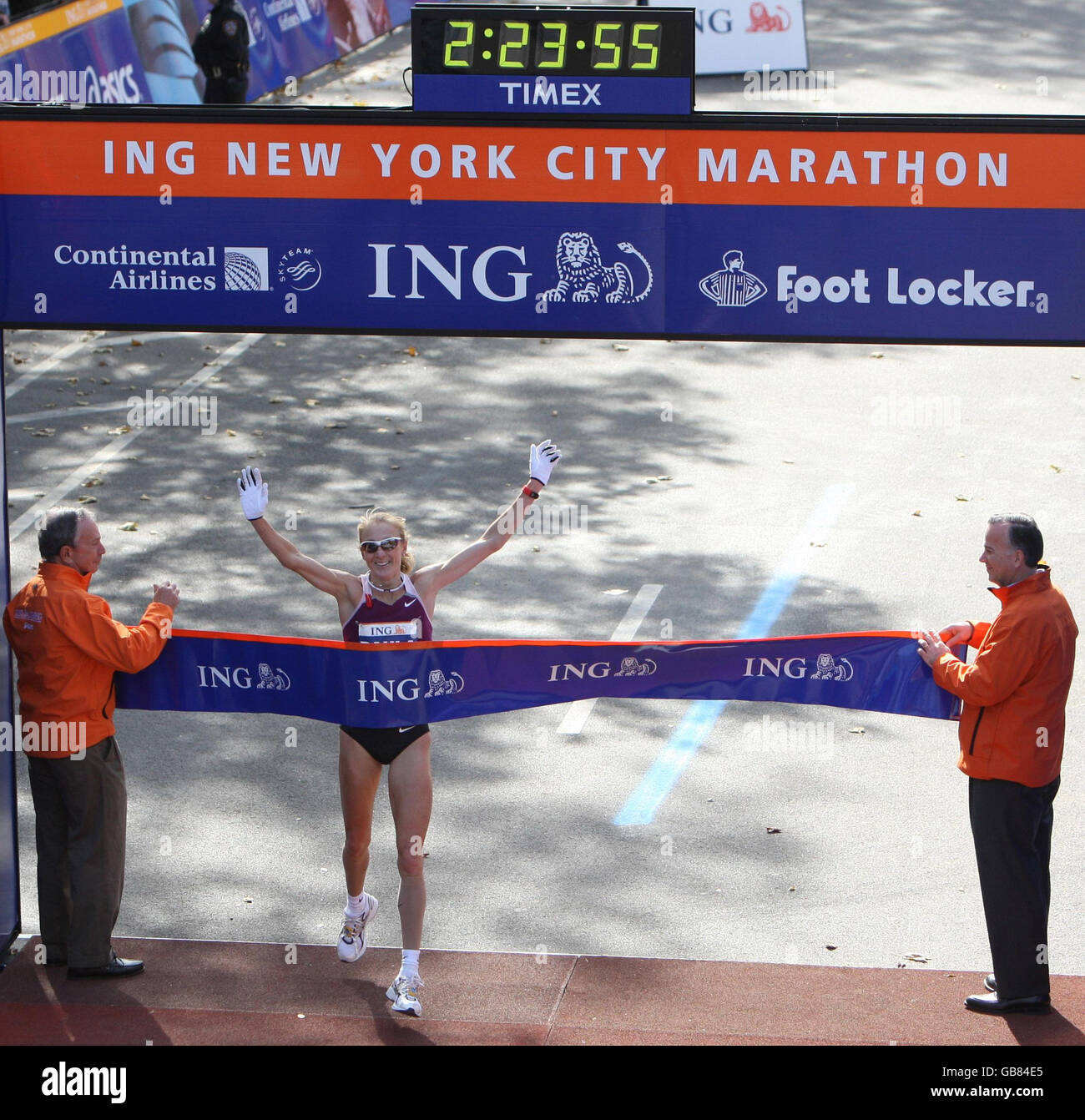 Athletics New York Marathon New York Stock Photo Alamy