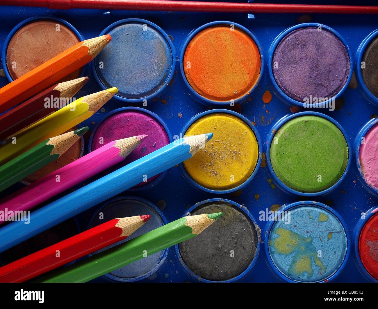 Indigo palette hi-res stock photography and images - Alamy