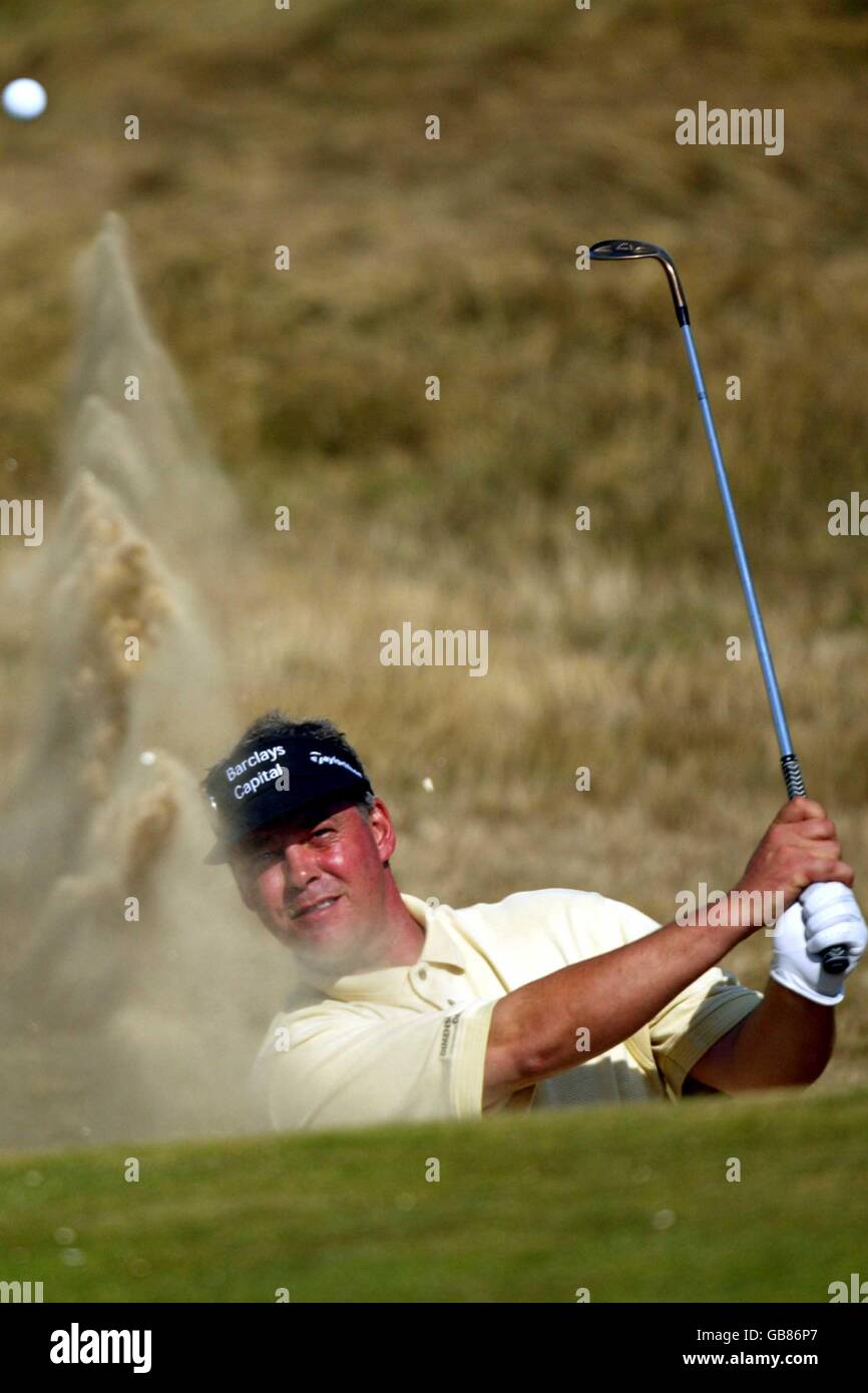 Golf The Open Golf Championship Sandwich Practice Stock Photo Alamy