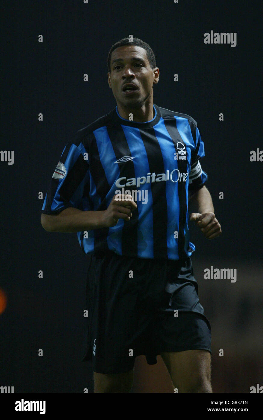 Soccer - Nationwide League Division One - West Ham United v Nottingham Forest. Nottingham Forest's Captain Des Walker Stock Photo