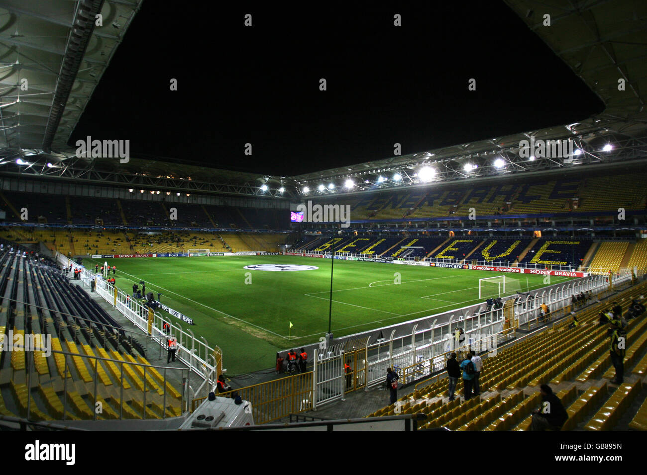 General view of the Sukru Saracoglu, home of Fenerbahce Stock Photo