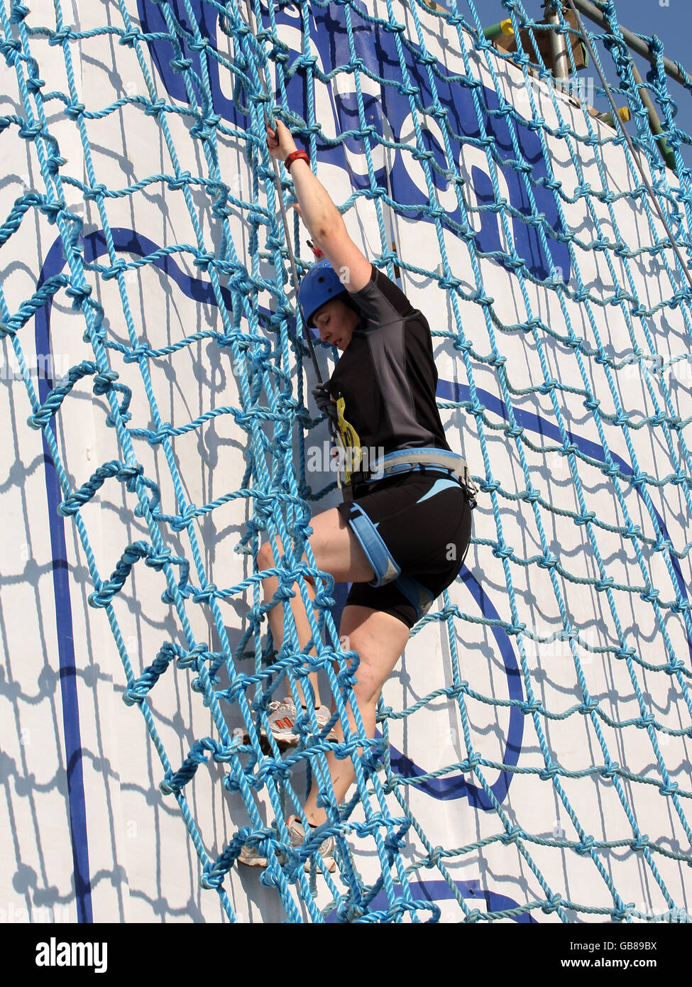 Competitors compete on Day2 of the Rat Race Urban Adventure in London ...