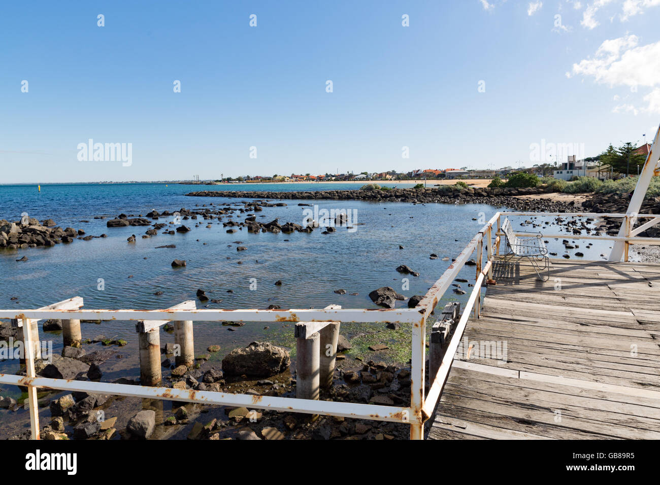 Victoria Jetty Jetty at Williamstown, Victoria, Australia Stock Photo - Alamy
