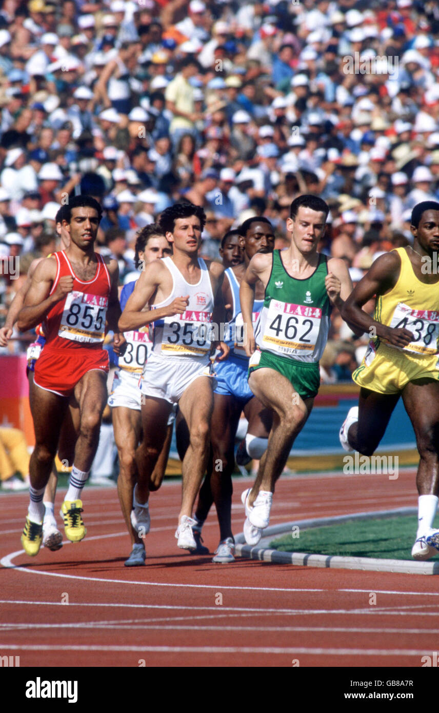 Athletics - Los Angeles Olympic Games 1984 - Men's 1500m Semi Final Stock Photo