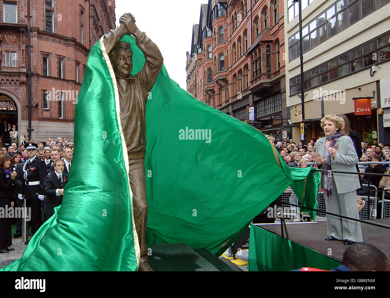 Soccer New Brian Clough Statue Unveiling Nottingham Stock Photo Alamy