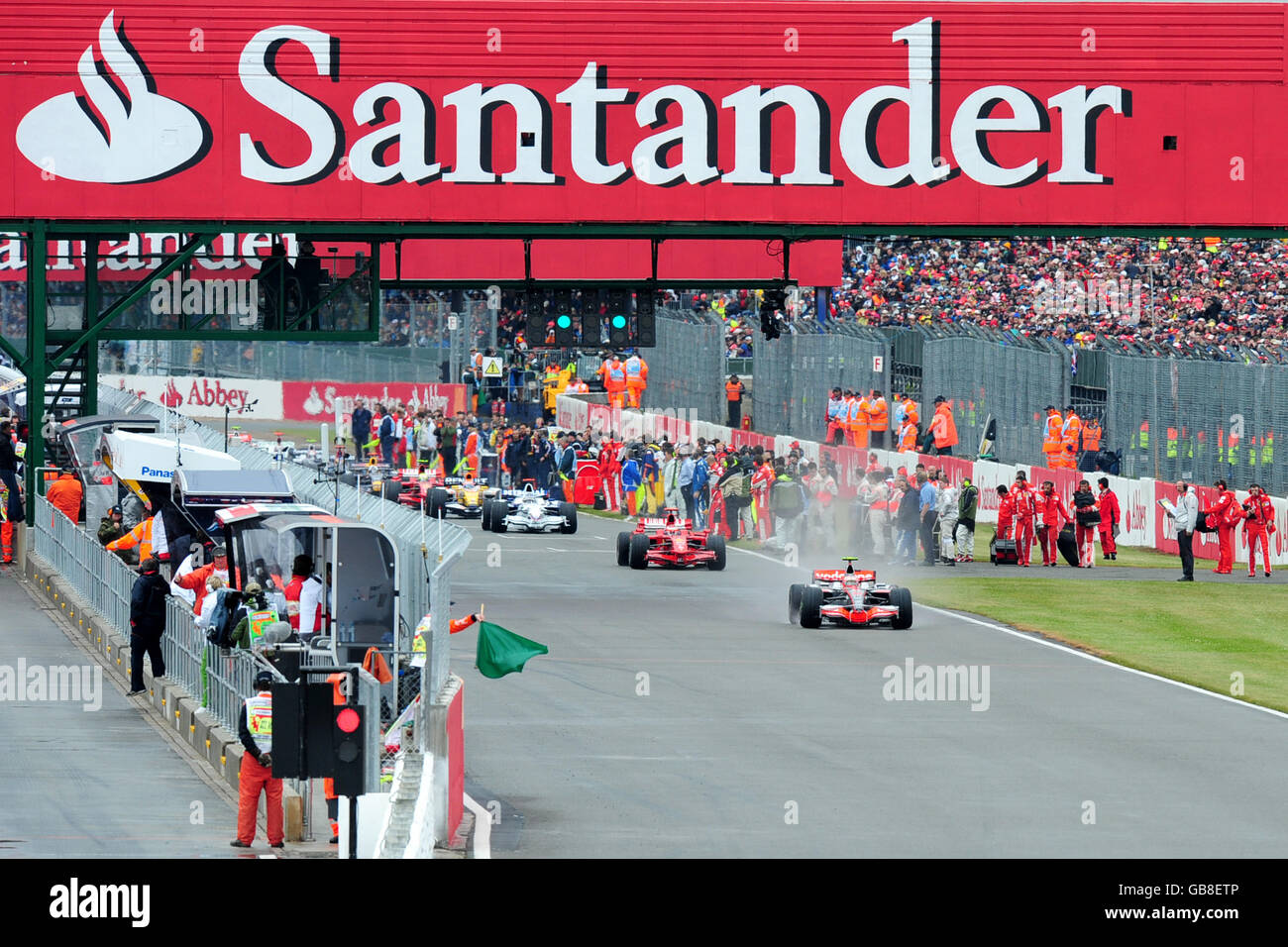 Formula One Motor Racing British Grand Prix Race Silverstone