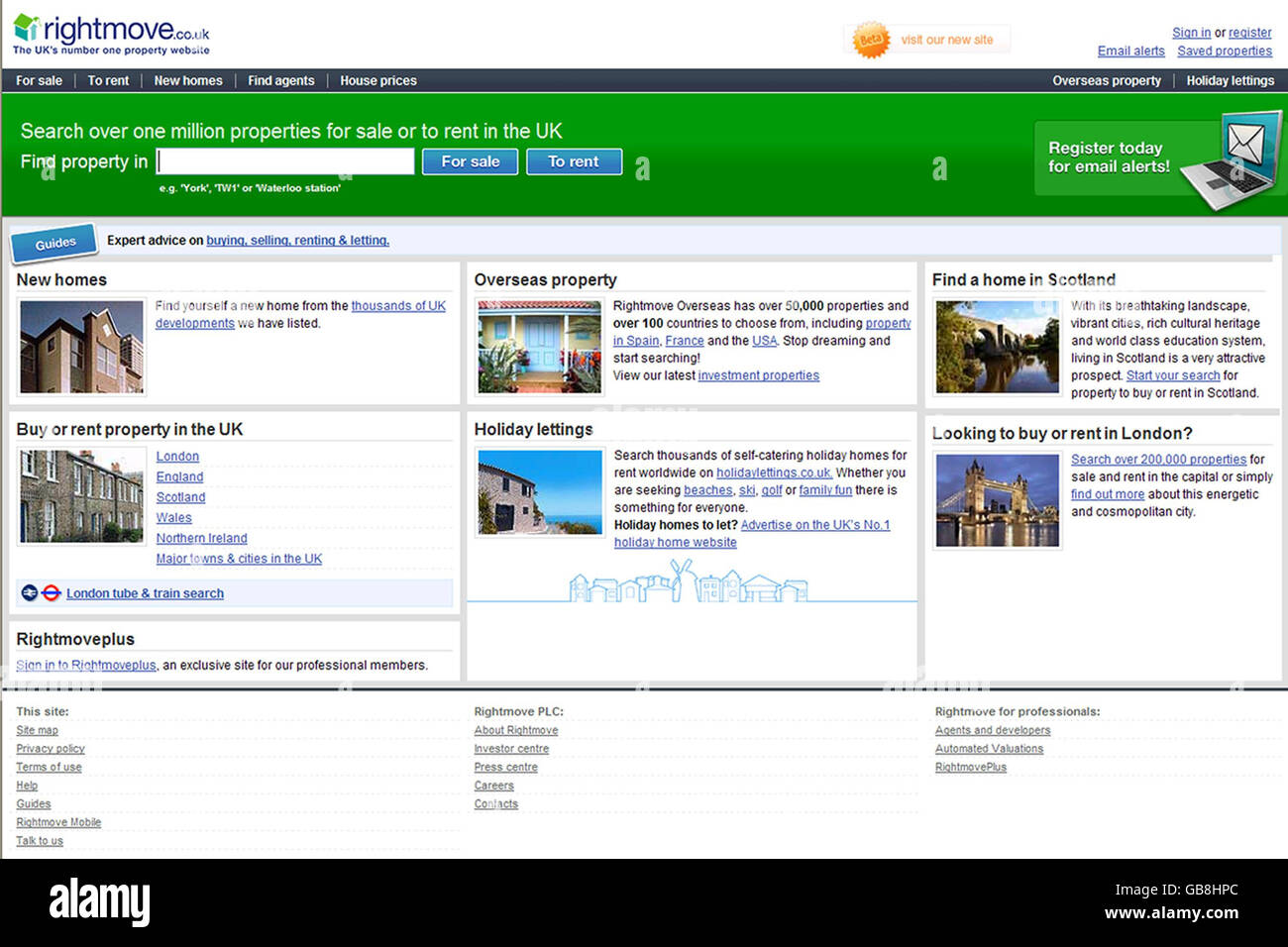 Rightmove losing up to 300 estate agents a month Stock Photo Alamy