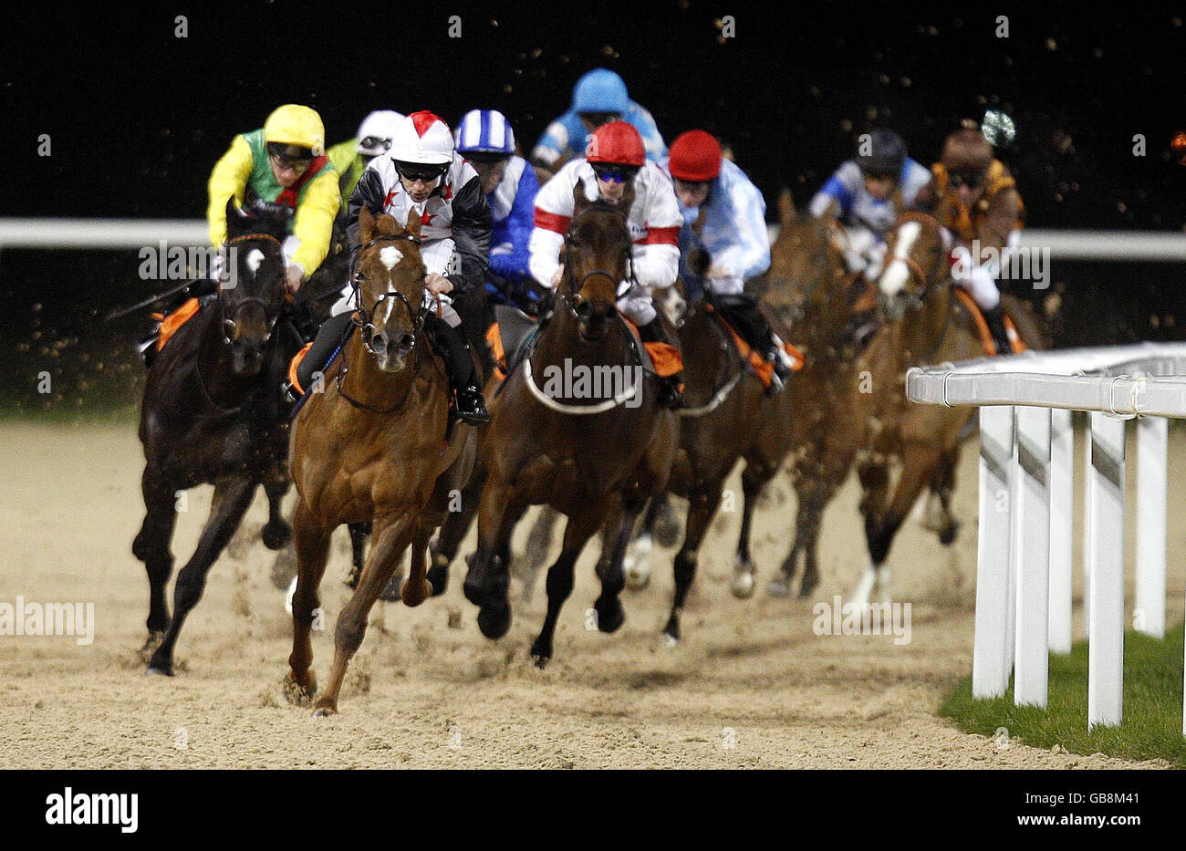 Horse Racing - Great Leighs Racecourse Stock Photo