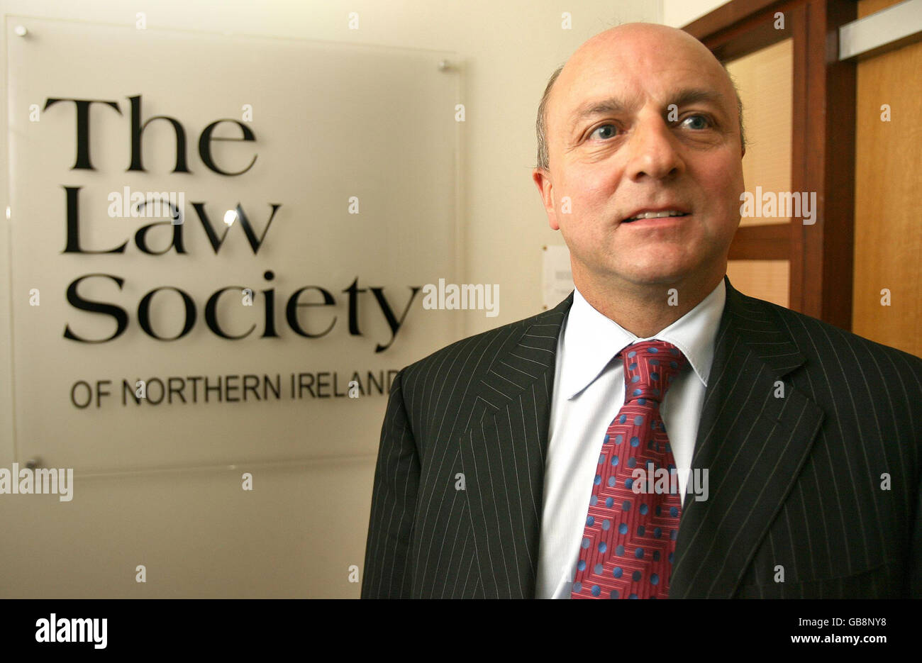 Law Society President Donald Eakin, in his Belfast office. The future