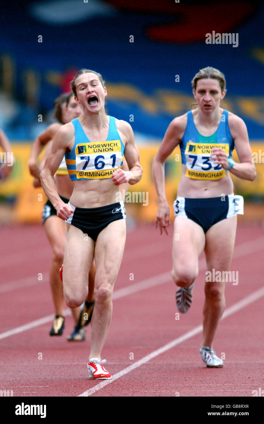 Athletics Norwich Union AAA World Championships Trials Stock Photo