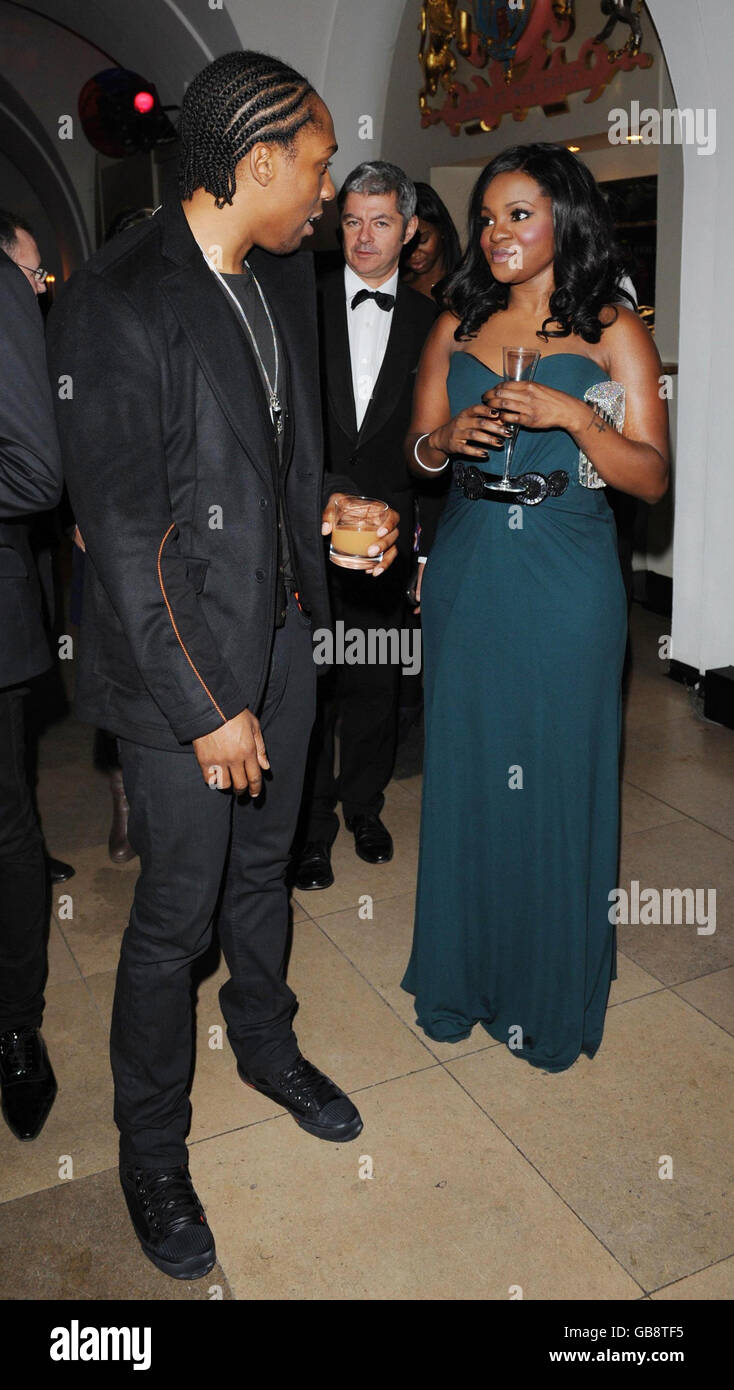 Lemar and Sugababe Keisha Buchanan at the Cosmopolitan Ultimate Women ...